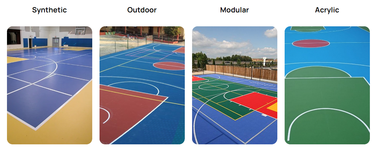 sport outdoor flooring rubber